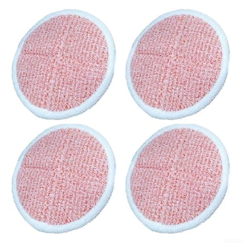 Image of 6 Pack Heavy Duty Scrub Mop Pads, Compatible with for Bissell, for Spinwave Hard Floor Cleaners, Replacement Cloths, for Models 2124, 2039A, 2307, 23157, 20391,(4PCS)