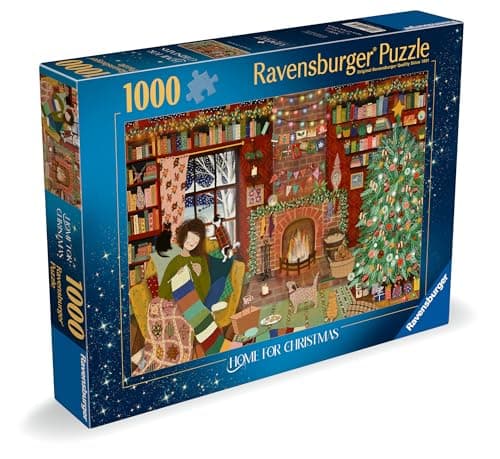 Image of Ravensburger Home for Christmas 1000 Piece Jigsaw Puzzle for Adults and Kids Ages 12 and Up