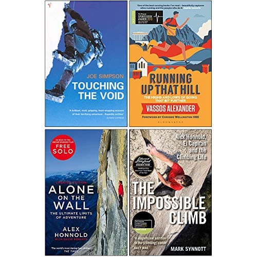 Image of Touching The Void, Running Up That Hill, Alone On The Wall, The Impossible Climb 4 Books Collection Set