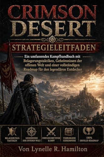 Image of Crimson Desert STRATEGIELEITFADEN: Ein umfassendes Kampfhandbuch mit Belagerungstaktiken, Geheimnissen der offenen Welt und einer vollständigen Roadmap für den legendären Entdecker. (German Edition)