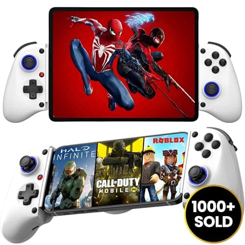 Image of MAJESTECH HOT NEW D11 Phone Controller For iPhone/Android/Tablet/iPad/Switch, Play COD, Roblox Xbox Cloud Playstation Bluetooth Mobile Gaming Controller iPhone 16 15 14 Samsung Gamer Gifts Accessories