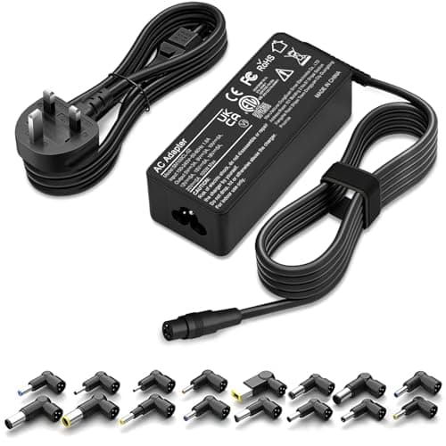 Image of GBMGLRY Universal 90W Laptop Charger Compatible With HP Lenovo Dell Acer Asus To shiba Samsung Sony Gateway Notebook IBM Fujitsu Gateway Notebook Ultrabook Chromebook