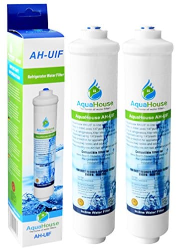 Image of 2X AquaHouse AH-UIF External Fridge Water Filter fits Samsung DA29-10105J & LG 5231JA2010B Fridge Freezers (Replaces External Filters only)