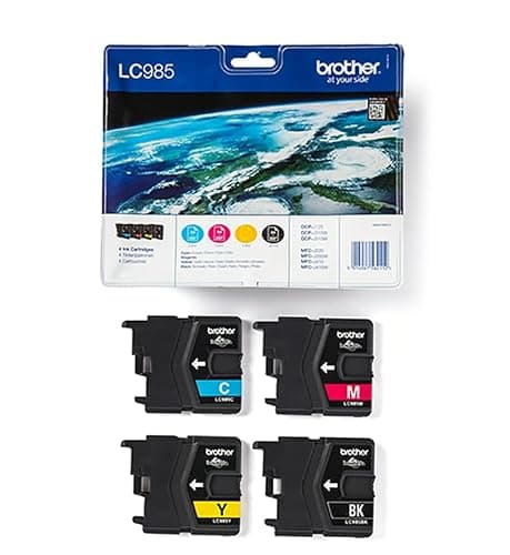 Image of Brother LC985 Multipack Original Ink Cartridges 4 Colours Set