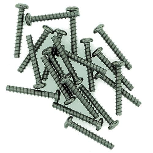 Image of D3.5 (3.5mm x 16mm) Pozi Pan Screws for Plastic (Trilobular) - Stainless Steel (A2) (Pack of 20)
