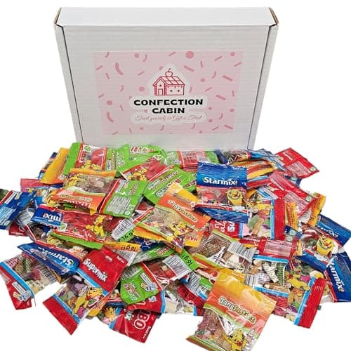 Image of Sweet Gummy Selection Box | 60 Mini Bags Gift Set (Starmix, Supermix, Giant Strawbs, Tangfastics – 15 Each) | Fruity & Fizzy Gummy Multipack
