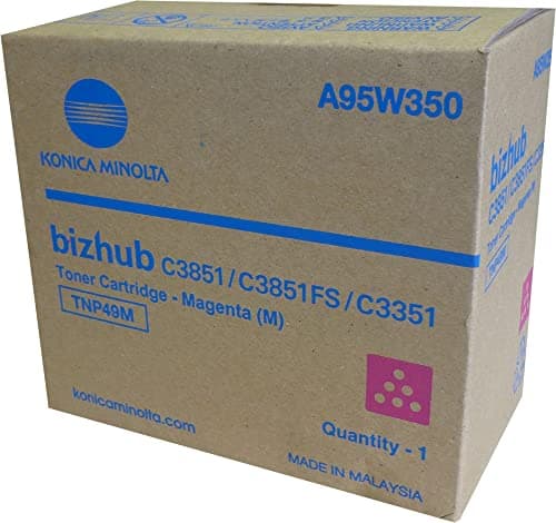 Image of Konica A95W350 Magenta Toner 12,000 Sides TNP49M