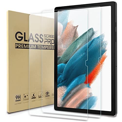 Image of WD&CD 2 Pack Screen Protector Compatible with Samsung Galaxy Tab A8 10.5 2021, Tempered Glass Film Replacement for Galaxy Tab A8 10.5 2021【Anti Scratch 】【Anti Bubble】【High Definition】