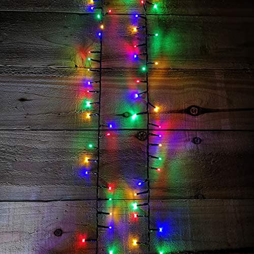 Image of Premier 37.2m Multi Action 3000 Multi Coloured LED Cluster Christmas Lights with Timer
