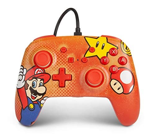 Image of PowerA Enhanced Wired Controller for Nintendo Switch - Mario Vintage