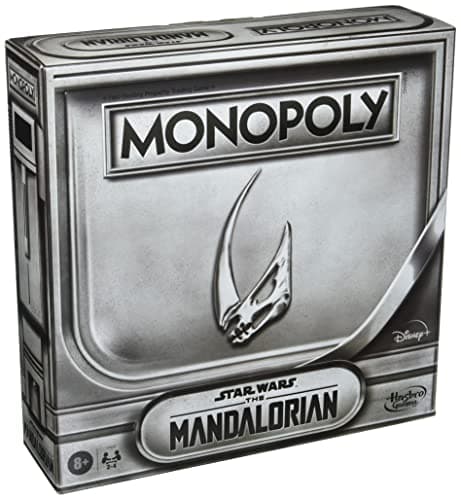 Image of Monopoly: Star Wars The Mandalorian Edition Board Game, Inspired by The Mandalorian Season 2, Protect Grogu from Imperial Enemies