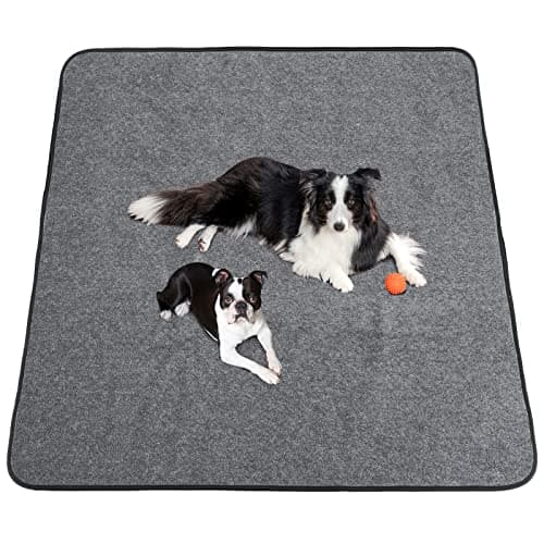 Image of ULIGOTA Extra Large Washable Dog Pee Pad 165x121cm Non-Slip Pet Playpen Mat Waterproof Reusable Floor Mat for Puppy/Senior Dog Whelping Incontinence Housebreaking