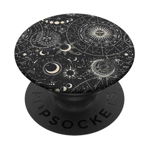 Image of Moon Pop Sockets Aesthetic Pop Sockets for Women Moon PopSockets Adhesive PopGrip