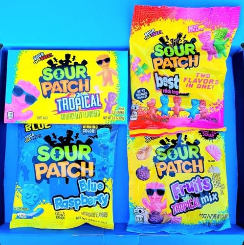 Image of SOUR PATCH American Candy Gift Box | VEGAN HALAL | Birthday Christmas | Weight = 400g