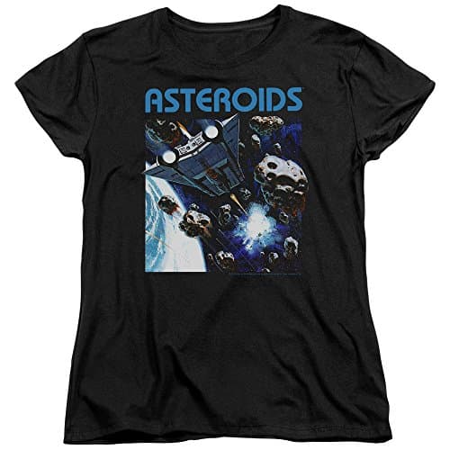 Image of Atari - Womens 2600 Asteroids T-Shirt, X-Large, Black