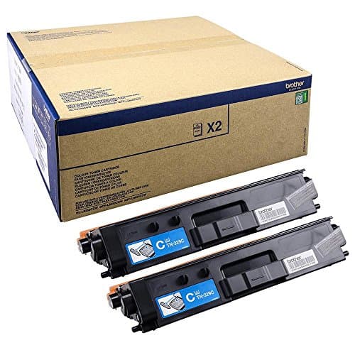 Image of Brother TN329CTWIN Ink Toner Cartridge for HLL8350 - Cyan