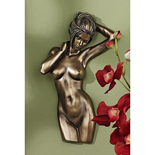Image of Design Toscano La Donna Nude Female Torso Wall Sculpture