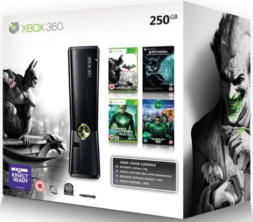 Image of Xbox 360 250GB Console - Batman Arkham City Bundle