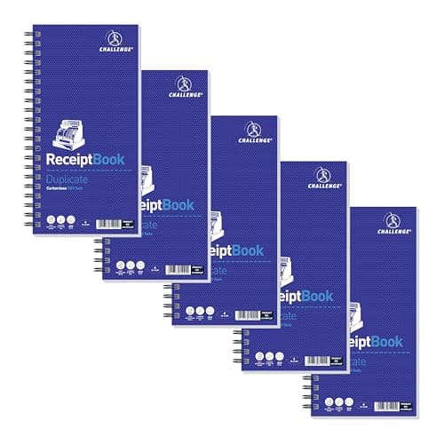 Image of Challenge Duplicate Receipt Book, Carbonless, 200 Pages, 1 pack (280 x 141 mm)