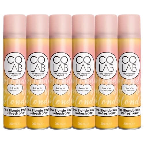 Image of COLAB Blonde Dry Shampoo, Pack of 6, 200ml - Dry Shampoo for Blonde Hair