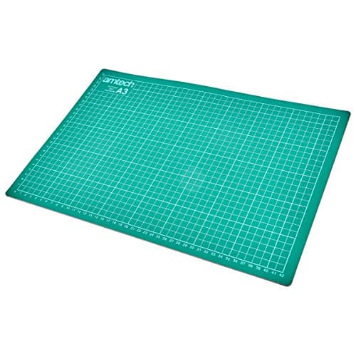 Image of Amtech S0530 A3 Cutting Mat, Craft Cutting Board Non-Slip Surface for Fabric, Craft, Paper,Clear