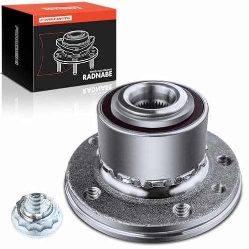 Image of Frankberg 1x Wheel Bearing Hub Front Axle Rear Axle Compatible with T.o.u.a.r.e.g 7L6 7L7 7LA 2.5L MPV 2003-2010 Transporter V 7EA 7EH 7HA 7HH 1.9L-3.2L Box 2003-2015 Replace# 7H0498611