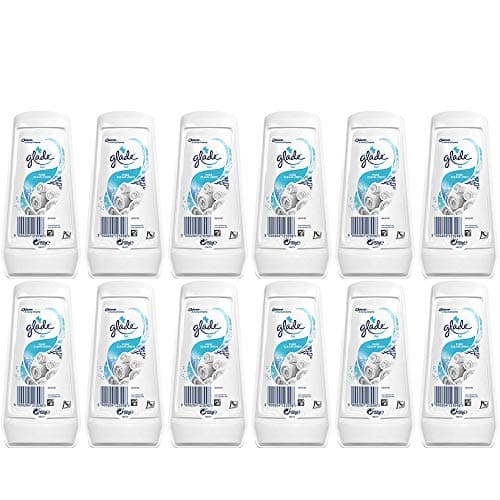 Image of Glade Home Kitchen Bathroom Air Freshener Gel Pure Clean Linen 150g (12 Air Fresheners)