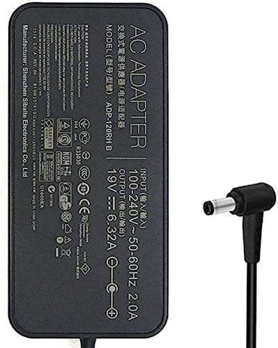 Image of 120W ADP-120RH B,PA-1121-28,ADP-120ZB BB AC Adapter Laptop Charger Compatible for ASUS ROG GL502 Q550LF N550JV F554LA GL551JM GL551JW Series, Laptop Power Supply Connector 5.5 * 2.5mm(19V 6.32A)