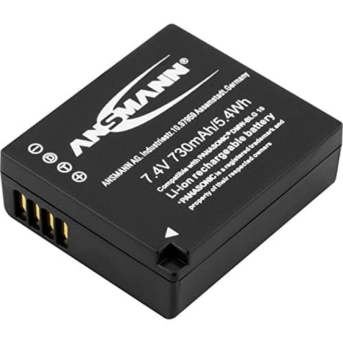 Image of ANSMANN Li-Ion 7.4V Camera Battery Replacement For DMC-BLG 10 [Pack of 1] Compatible with Panasonic & Lecia Cameras Incl Panasonic Lumix DMC-3D1, Leica V-Lux 4 & Many More- 5 Year Warranty