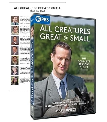 Image of All Creatures Great & Small: Complete Seasons 1, 2 & 3 PLUS Exclusive Bonus Cast Guide (6 DVDs)