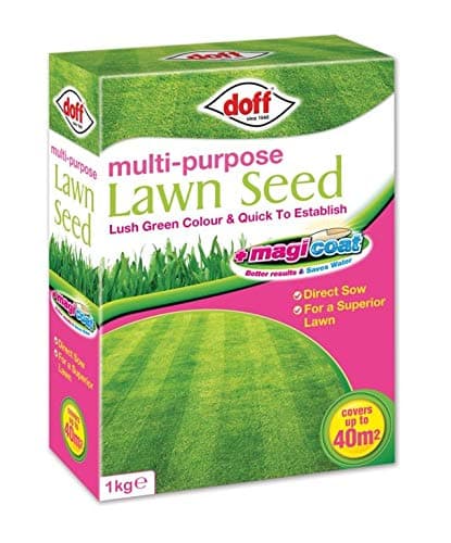Image of Doff Multi Purpose Lawn Seed - 1kg Covers up to 40m2 - Magicoat