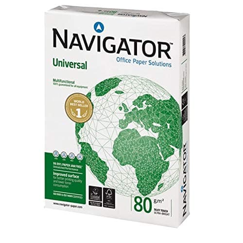 Image of Universal Paper - A3-297 x 420 mm - 80gr - Navigator - conf. 500 fg