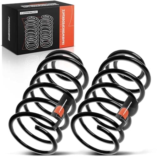 Image of Frankberg 2x Coil Spring Front Compatible with A3 1996-2003 Polo 1994-2003 Lupo 1998-2005 Golf IV P,a,s,s,a,t Arosa Leon 1988-2006 Replace# 1J0411105AA