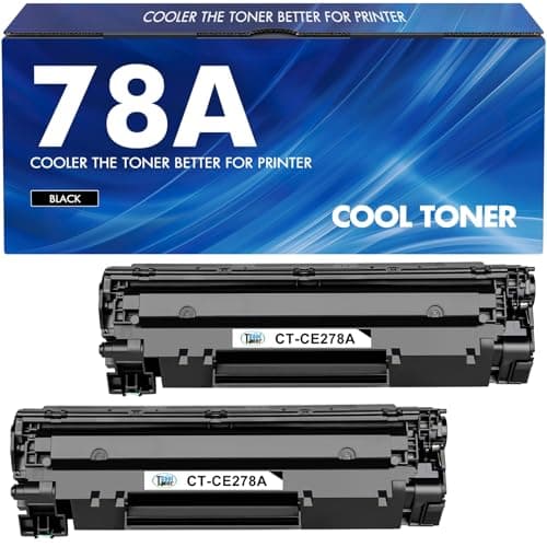 Image of Cool Toner Compatible Toner Cartridge Replacement for HP 78A CE278A Laserjet P1606DN LBP6230DW LBP6200D P1566 M1536 MFP P1560 P1606 LBP6200dw LBP6230d (Black,2-Pack)