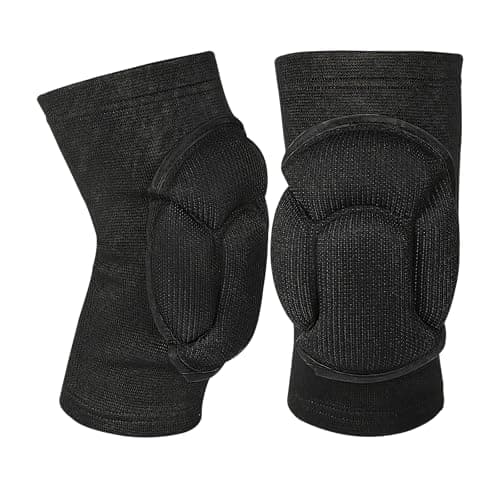 Image of Doukesh Knee Pads Work, Knee Pads for Men/Women, 20MM Thick Knee Pad Gardening, Anti-Slip Collision Avoidance Knee Sleeve for House Cleaning, Construction, Flooring, Garden (1 Pair, Black)