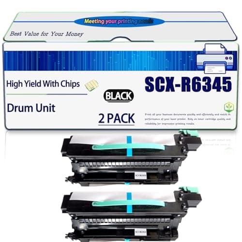 Image of Compatible for Samsung SCX-R6345A Drum Unit SCX-6345N Printers, High Yield 60000 Pages, with Chip (2-Pack Black)