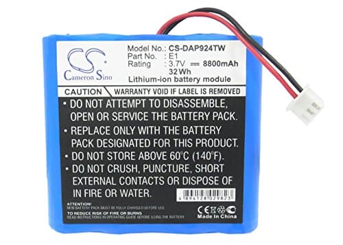 Image of 8800mAh ChargePAK E1 Battery Replacement for Pure Evoke 1S, 2S, Flow, Mio, Evoke Mio by Orla-Kiely, Evoke Mio Union Jack, EVOKE-1S, EVOKE-1S Marshall, Evoke-2S, EvokeE-1S, One Flow, One Flow Dab Radio