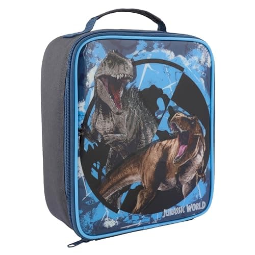 Image of Jurassic World Kids Insulated Lunch Bag – Durable & Stylish Dinosaur Design for School, Picnics & Travel – Leak-Proof, Easy-Clean & Eco-Friendly Materials – Perfect Lunch Tote for Boys & Girl