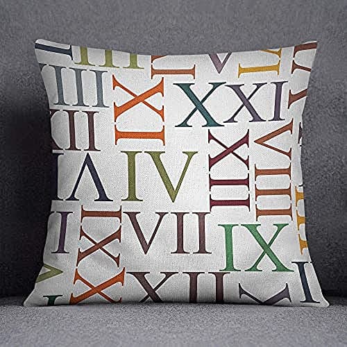 Image of Bonamaison Decorative Cushion Cover, Cotton Polyester, Multicolor, 45X45