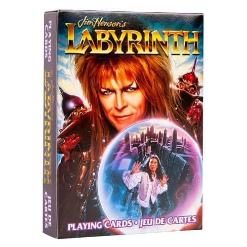 Image of Labyrinth Film David Bowie Set Of 52 Playing Cards + Jokers. Licensed Product