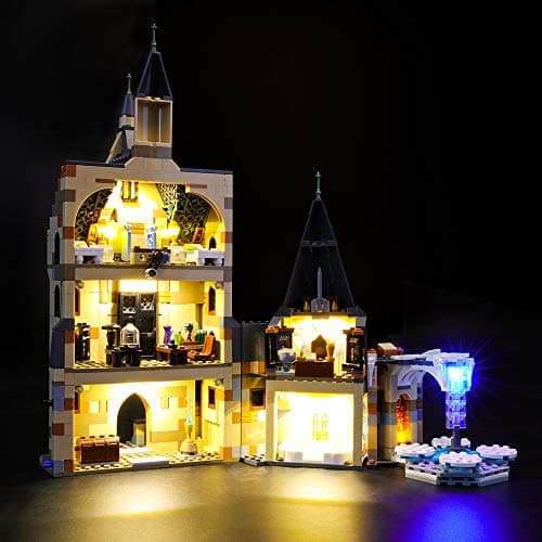 Image of GEAMENT Light Set Compatible with LEGO Harry Potter Hogwarts Clock Tower Building Blocks Model - for 75948 (Building Set Not Included)
