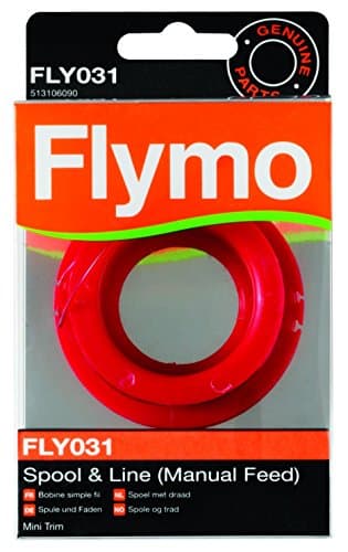 Image of Flymo FLY031 Single Line Manual Feed Spool and Line to Suit Mini Trim and Mini Trim ST - Red