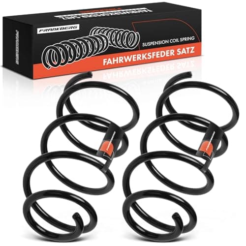 Image of Frankberg 2x Coil Spring Front Axle Left Right Compatible with V40 Cross Country 526 V40 Hatchback 525 Replace# 31406568