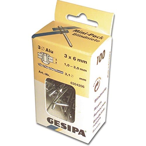 Image of Gesipa Hand Rivet Gun Aluminium P 4 x 8 (Pack of 100)