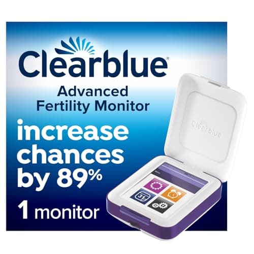 Image of Clearblue Fertility Monitor Advanced, Test For Ovulation & Pregnancy, Increases Chances Of Getting Pregnant Naturally By 89%, 1 Touch Screen Monitor (Test Sticks Sold Separately), Packaging May Vary