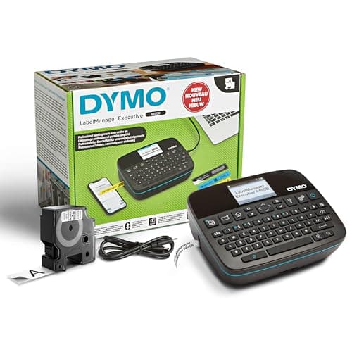 Image of DYMO LabelManager Executive 640 CB Portable Label Printer | Compact Label Maker Machine with QWERTY Keyboard | Bluetooth & USB Connectivity | Compatible with DYMO D1 Standard & Durable Labels