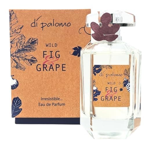 Image of Di Palomo Wild Fig & Grape Eau de Parfum - 100 ml Irresistible Long-Lasting Italian Scent with Fig Grape Vanilla & Amber Parfume Spray Gift for Her Him Women & Men