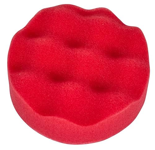 Image of Sealey Ptcchw80R Buffing & Polishing Foam Head 80 X 25Mm Red/Ultra Soft