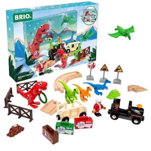 Image of BRIO World - Advent Calendar for Kids Age 3 Years Up - Railway Accessories and Add Ons