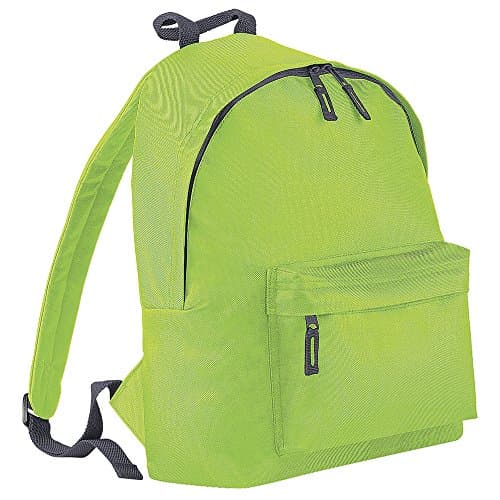 Image of BagBase Fashion Backpack - Size Lime Green/Graphite grey -